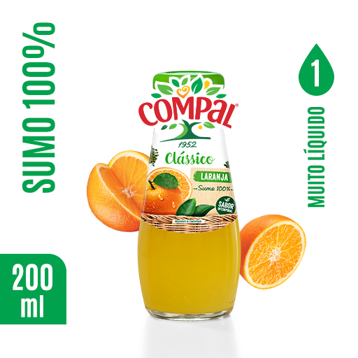 COMPAL CLASSICO 100% LARANJA 0,20 GFA 15